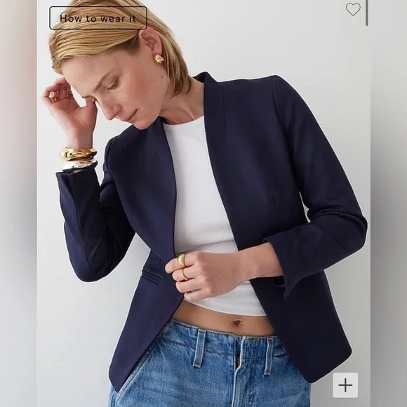 J. Crew Jackets & Blazers - J. Crew Navy Going Out Women's stretch Blazer